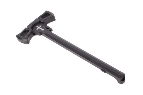 POF USA Tomahawk Ambidextrous Charging Handle has a type III black anodized finish